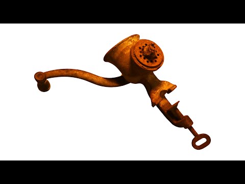 Restoration of an unusual meat grinder from the USSR