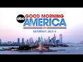 Good Morning America Special Edition Saturday July 4