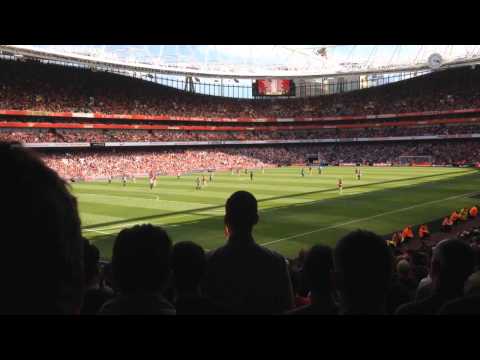 Full Time Whistle and applause - Final Home Game - Arsenal 1 - 0 West Brom