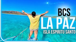 🔴 La Paz BCS México 4K 🌅 Así es la ISLA ESPIRITU SANTO  ✅ Balandra ► Snorkel 🐠 Costos TIPS 100%