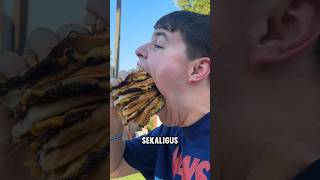 Download lagu Eat a Jumbo Burger in One Bite mp3