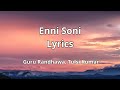 Enni Soni Lyrics Saaho Guru Randhawa Tulsi Kumar Prabhas Shraddha Kapoor