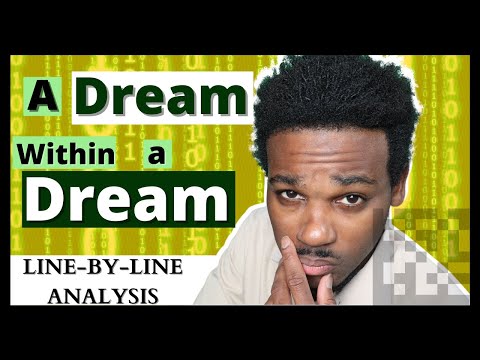 A Dream Within a Dream | POEM ANALYSIS