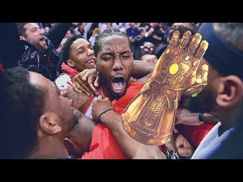 卡維-萊昂納德使用 "無限手套"。 (Kawhi Leonard Uses the Infinity Gauntlet)