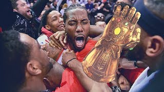 Kawhi Leonard Uses the Infinity Gauntlet