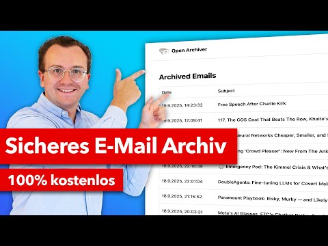 Email archiving in 10 minutes on your own server (Open Archiver)