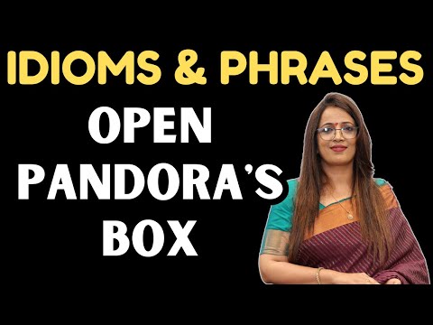 Open Pandora's Box | Idioms & Phrases | Vocab | UC LIVE