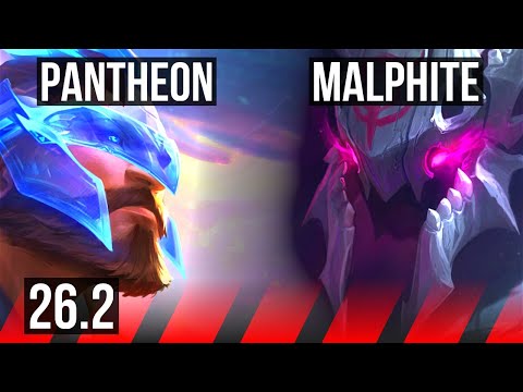 PANTHEON vs MALPHITE (TOP) | NA Master | 26.2