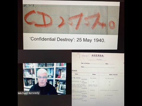 Dr. Michael Kennedy on the destruction of archives from the Department of External Affairs in WW2