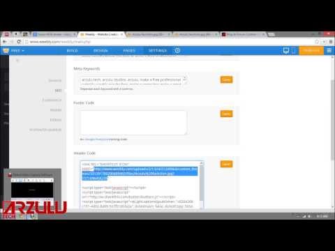 Add a FREE Favicon to Weebly