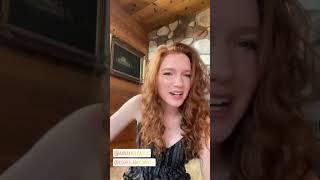Annalise Basso Instagram Snowpiercer Q&A video