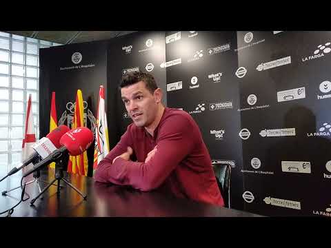 Rueda de prensa Xavi Molist C. E. L'Hospitalet - U. E. Castelldefels temporada 18/19