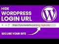 How To Change Your WordPress Login URL Hide WP ADMIN URL Safe Way 2025