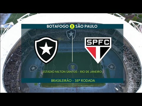 INÍCIO DA TRANSMISSÃO DO JOGO ENTRE BOTAFOGO X SÃO PAULO PELO BRASILEIRÃO 24|GLOBO RJ FHD