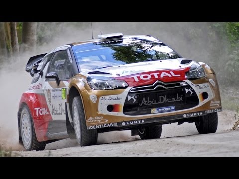 Flat out at Goodwood with Sébastien Loeb in his Citroën DS3 World Rally car