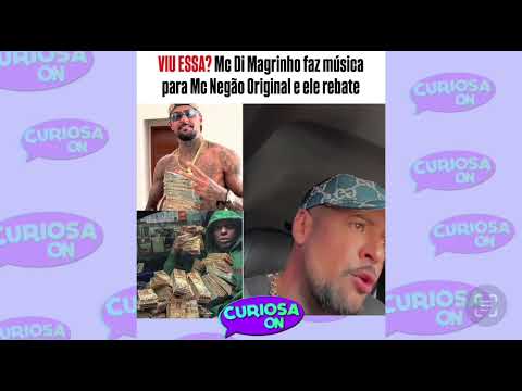 DI MAGRINHO FAZ MÚSICA PARA MC NEGÃO ORIGINAL E ELE REBATE