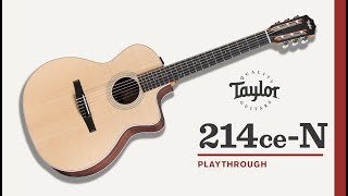 Taylor Guitars | 214ce-N | Playthrough Demo