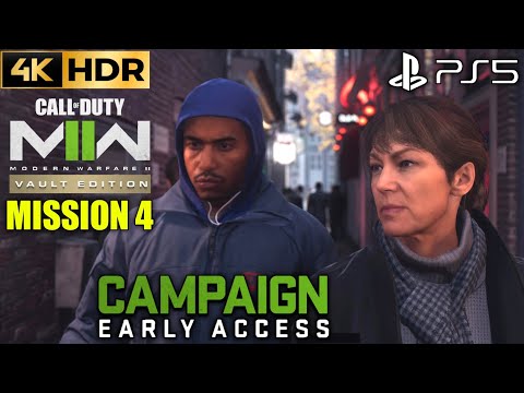 PS5 Call of Duty Modern Warfare 2 Campaign Mission 4 Gameplay 4K 60FPS HDR |MW2 Campaign Gameplay 4K