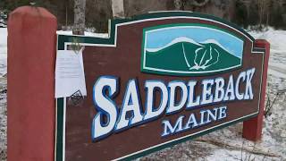 preview picture of video 'Saddleback Mountain, Maine - Winter Hike'