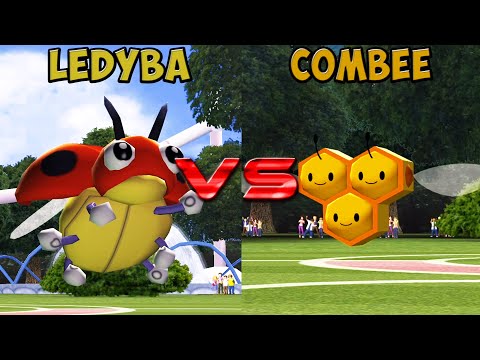 Pokemon battle revolution - Ledyba vs Combee