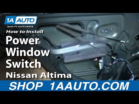 How To Replace Rear Power Window Switch 02-06 Nissan Altima