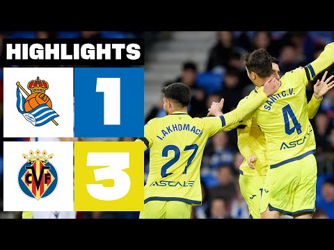Resumen de Real Sociedad vs Villarreal Matchday 26