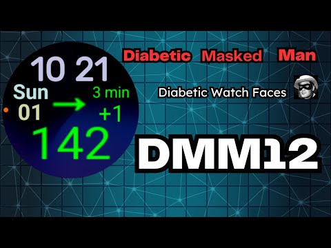 DMM12 Diabetic Watch Face XXL