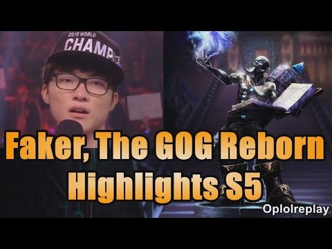 Faker, The God of Gods Reborn Highlights - S5 World Championship