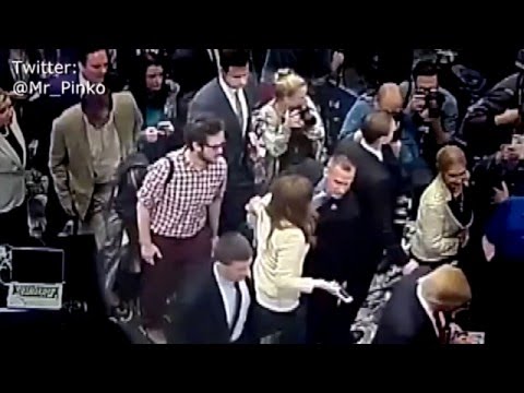 WARNING: GRAPHIC VIOLENT DISTURBING VIDEO - Corey Lewandowski Michelle Fields NEW FOOTAGE with AUDIO