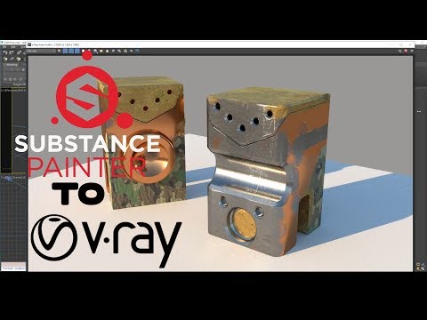 Substance Painter PBR to V-Ray 3.6 (no plugins)