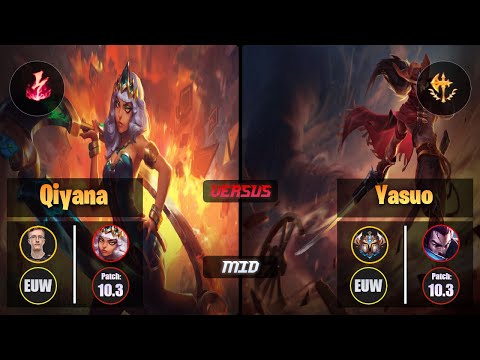MagiFelix QIYANA (Mid) [Electrocute] VS YASUO - Challenger EUW Patch 10.3