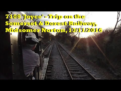 7109 'Joyce' - Trip on the Somerset & Dorest Railway, Midsomer Norton, 13/11/2016