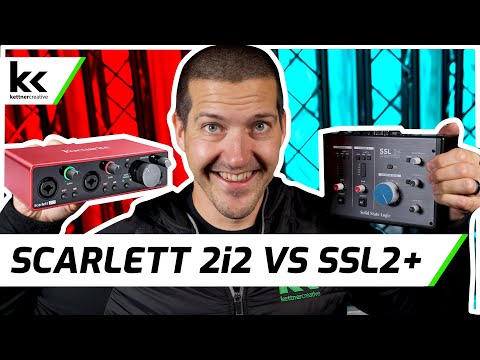 Focusrite Scarlett 2i2 vs Solid State Logic SSL2+ Audio Interface