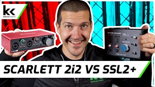 Video thumbnail for Focusrite Scarlett 2i2 vs Solid State Logic SSL2+ Audio Interface by Kettner Creative