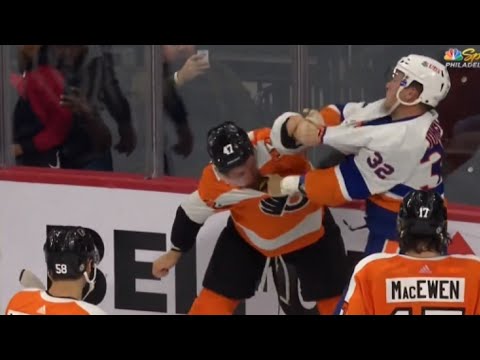 Ross Johnston And Ronnie Attard Drop The Gloves