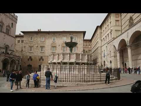 Piazza 4th of November, Perugia, Umbria, Italy