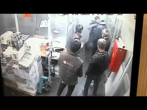 One Russian Knocks Out Three Dudes