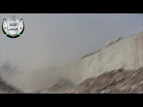 استهداف مقرات النظام في دشمة علي بقذيفة اس بي جي9 من قبل فرقة الحسم