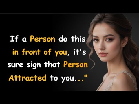 4 Sure SIGNS that the PERSON ATTRACTED to you I PSYCHOLOGICAL FACTS