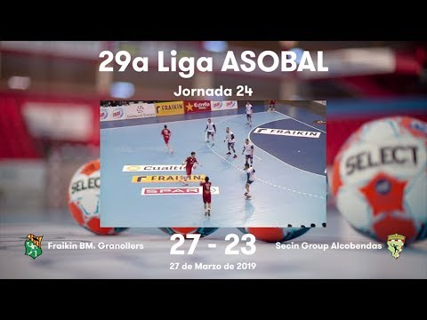 LIGA ASOBAL J24: Fraikin BM. Granollers - Secin Group Alcobendas 27-23