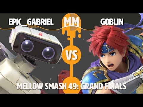 Mellow Mushroom SSBU #49 - Epic Gabriel (ROB) vs Goblin (Roy) Smash Ultimate Grand Finals