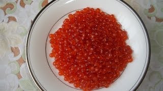 Как солить красную икру