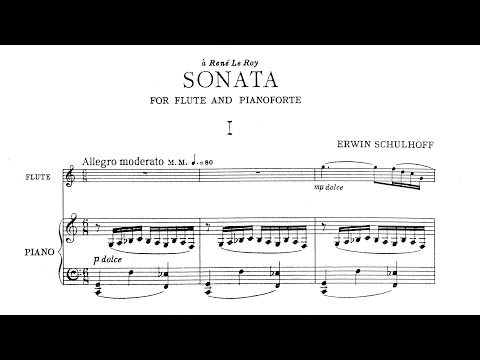 Erwin Schulhoff - Flute Sonata