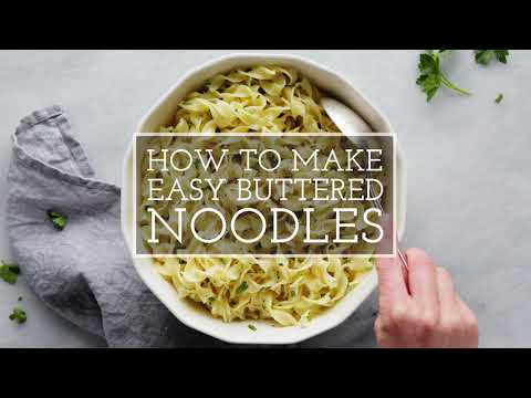 Easy Buttered Noodles
