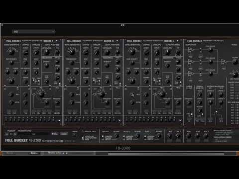 Synth patch tutorial - Retro String Synth in FB-3300