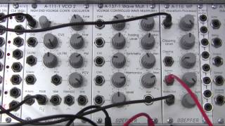 Video thumbnail for Doepfer A116 VC Waveform Processor- Modulation Effects Pt. 2 by Raul's World of Synths