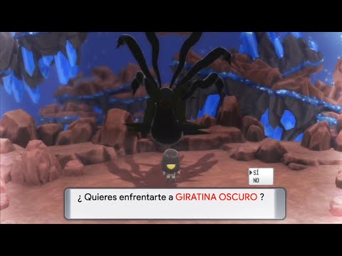 NUEVO POKEMON LEGENDARIO GIRATINA OSCURO en POKEMON DIAMANTE BRILLANTE y PERLA RELUCIENTE