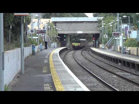 Iarnród Éireann Irish Rail 2 car DART 8100 EMU 8113 departs Harmonstown Station