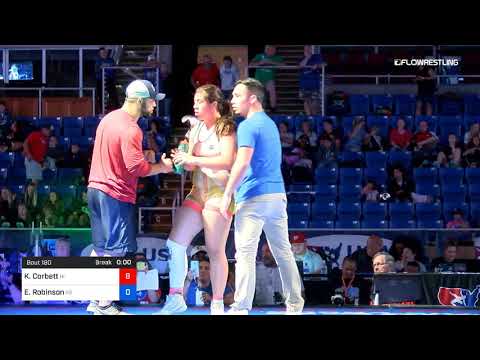 180 Lbs Final Kelani Corbett Hawaii Vs Elisa Robinson Kansas