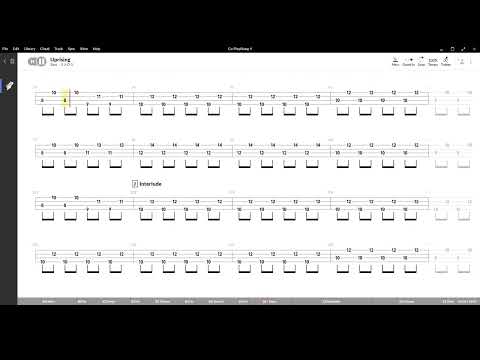 Uprising ( Muse ) ,Tablatura e base Senza Basso - Backing bass track - NO BASS